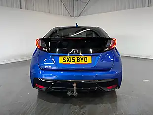 Used 2015 Honda Civic Sr Blue - Interior and Exterior details 14