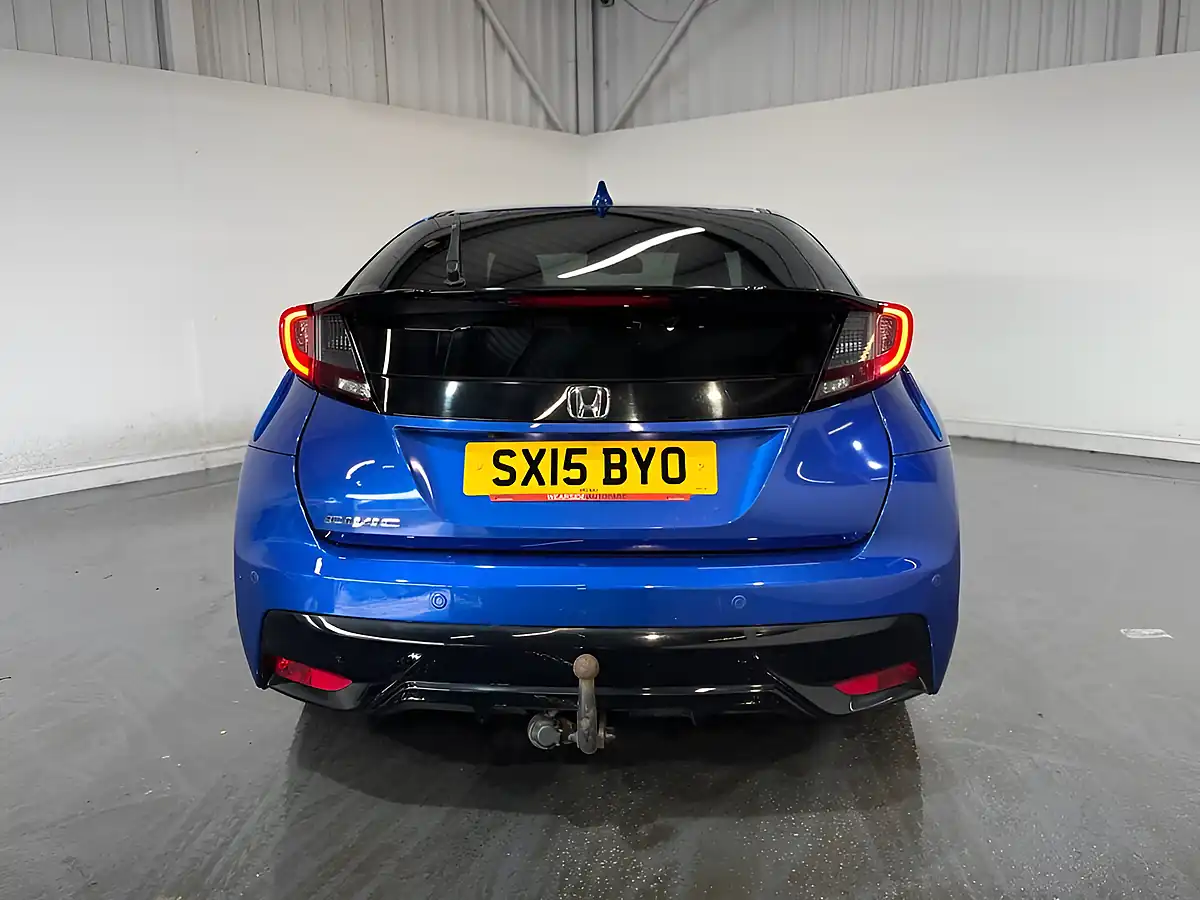 Used 2015 Honda Civic Sr Blue - Interior and Exterior details 14