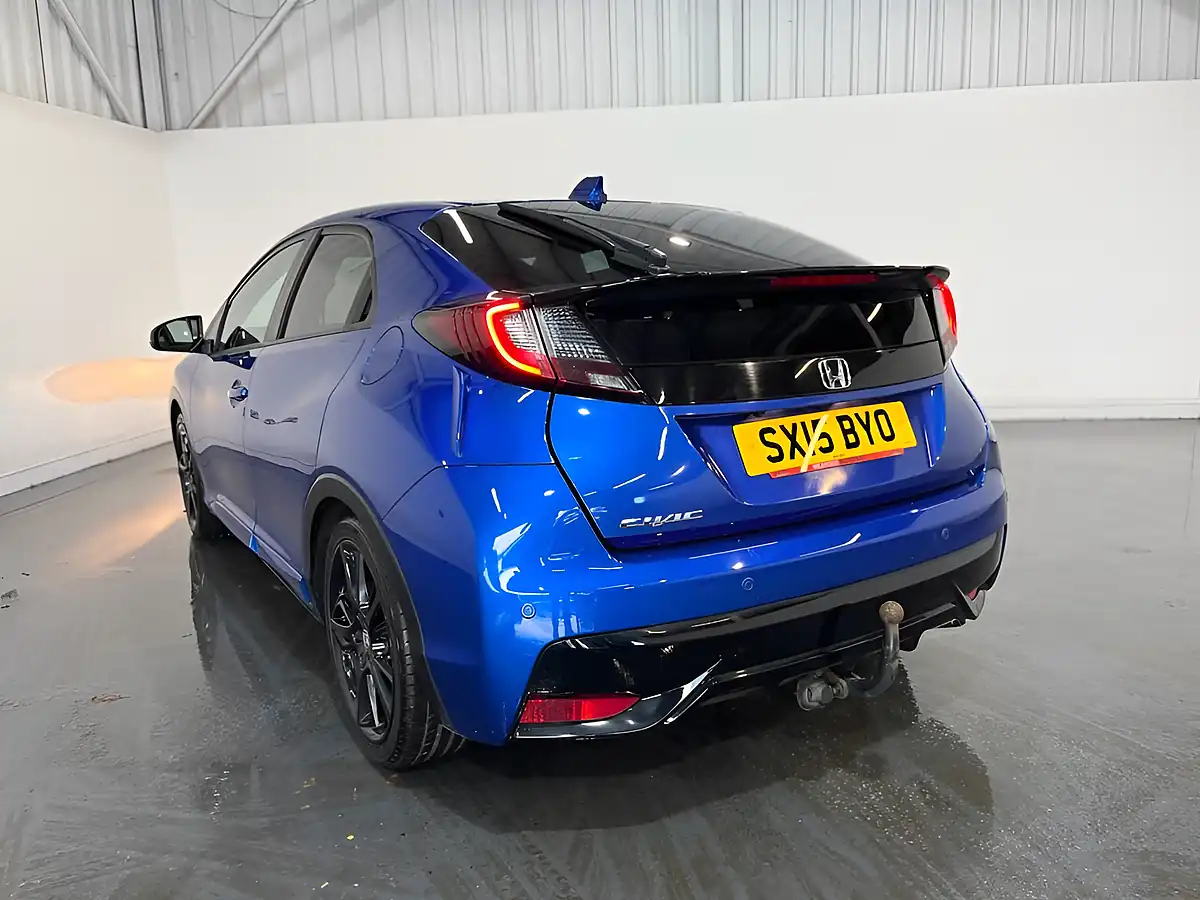 Used 2015 Honda Civic Sr Blue - Interior and Exterior details 15