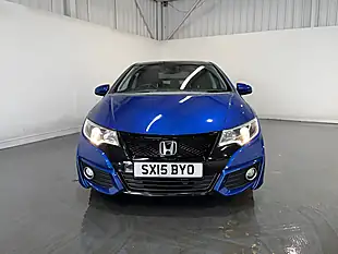 Used 2015 Honda Civic Sr Blue - Interior and Exterior details 2