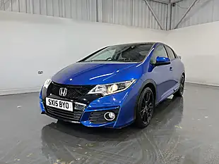 Used 2015 Honda Civic Sr Blue - Interior and Exterior details 3