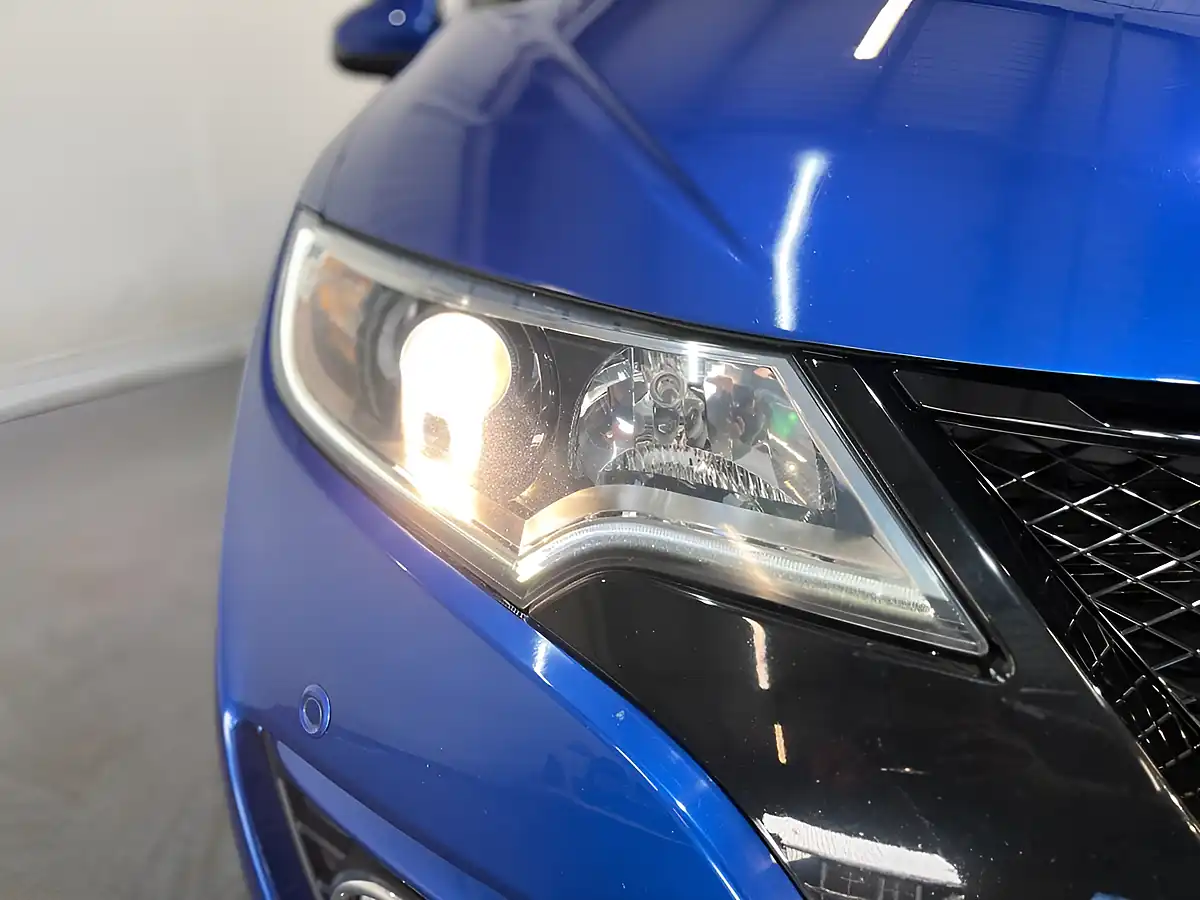 Used 2015 Honda Civic Sr Blue - Interior and Exterior details 5