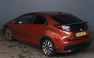 Used 2015 Honda Civic Sr Red - Interior and Exterior details 2