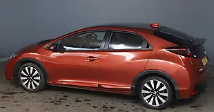 Used 2015 Honda Civic Sr Red - Interior and Exterior details 3