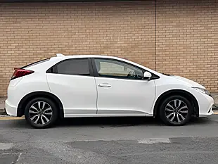 Used 2015 Honda Civic Sr White - Interior and Exterior details 2