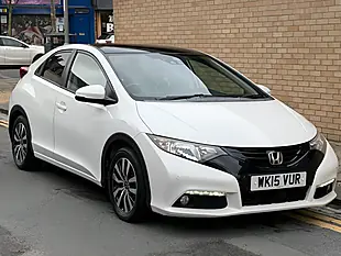 Used 2015 Honda Civic Sr White - Interior and Exterior details 6