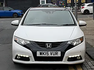 Used 2015 Honda Civic Sr White - Interior and Exterior details 8