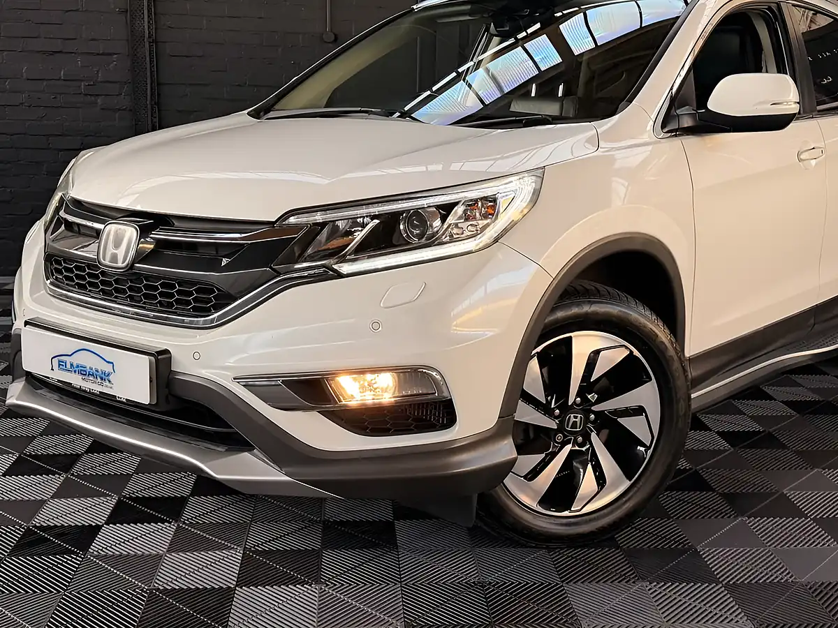 Used 2015 Honda Cr-V Ex Pearl White - Interior and Exterior details 2