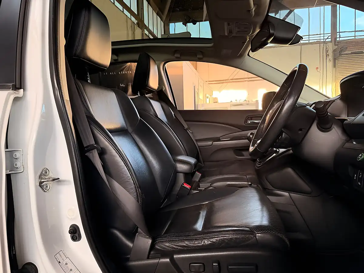 Used 2015 Honda Cr-V Ex Pearl White - Interior and Exterior details 4