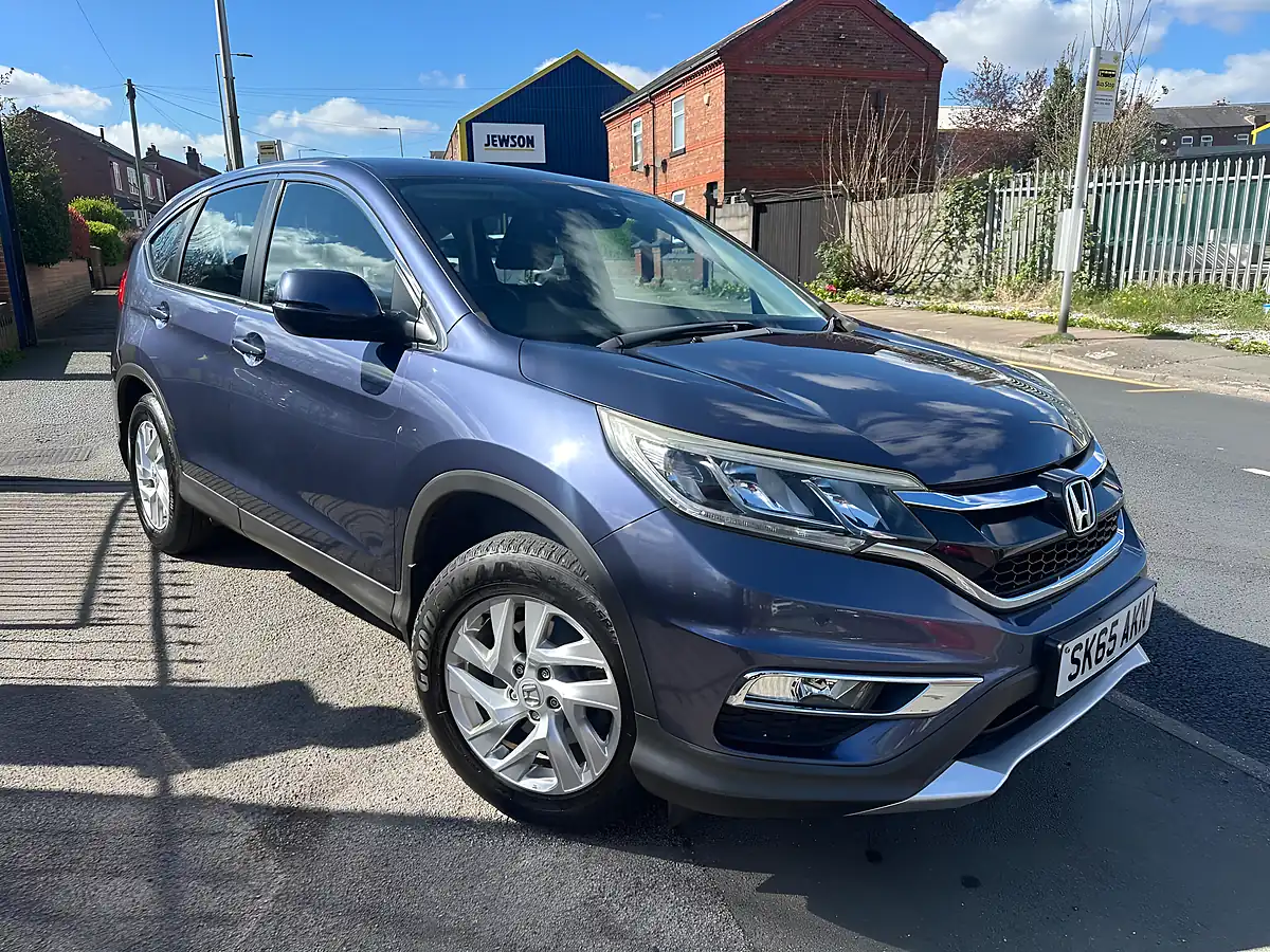 Used 2015 Honda Cr-V Se Blue - Front View