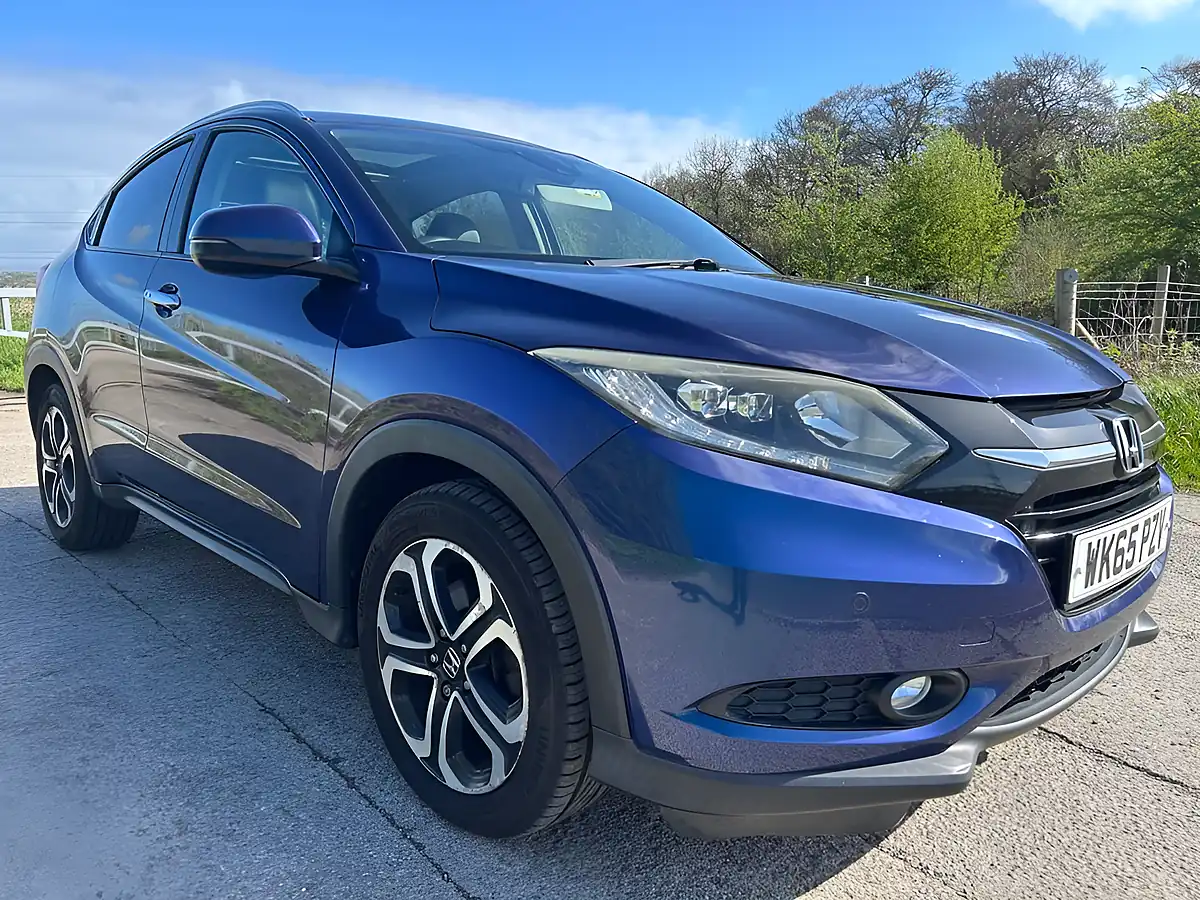 Used 2015 Honda Hr-V Ex Blue - Interior and Exterior details 8