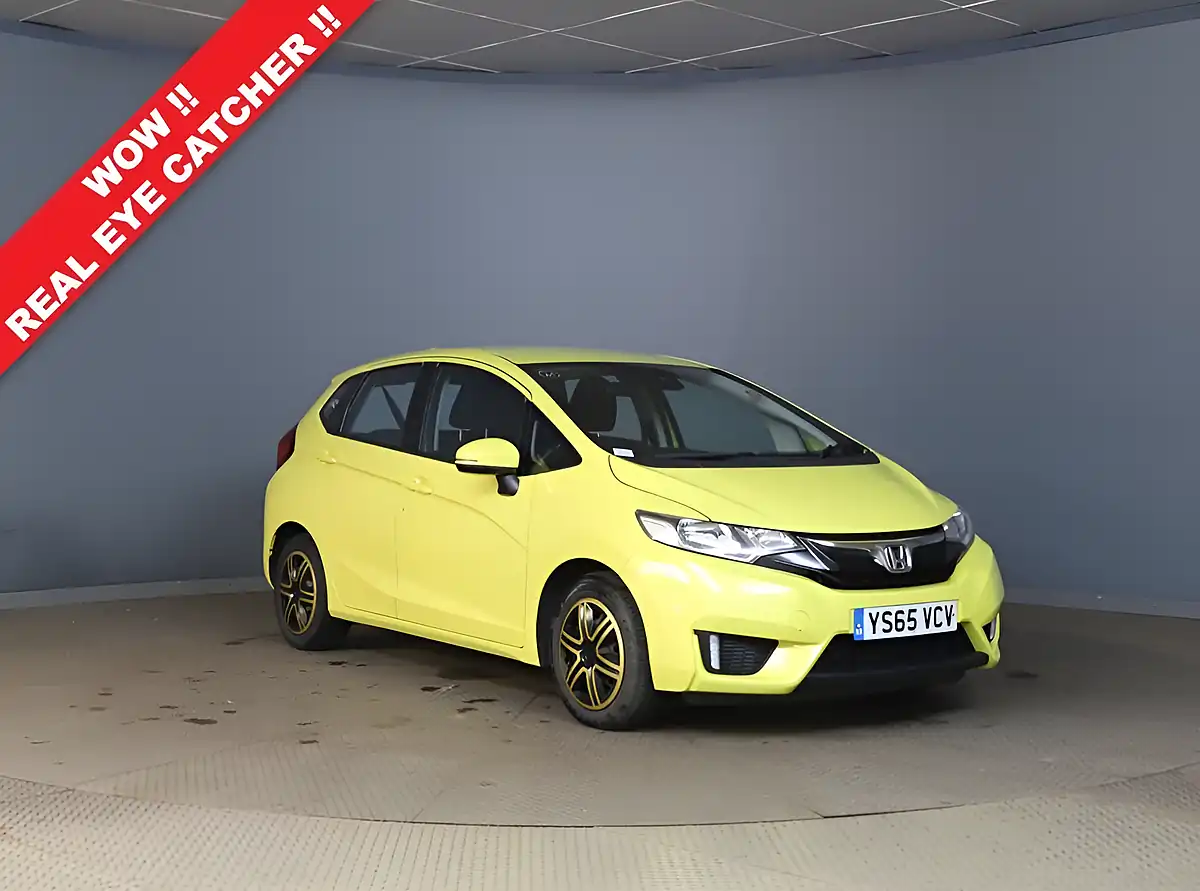 Used 2015 Honda Jazz S Yellow - Front View
