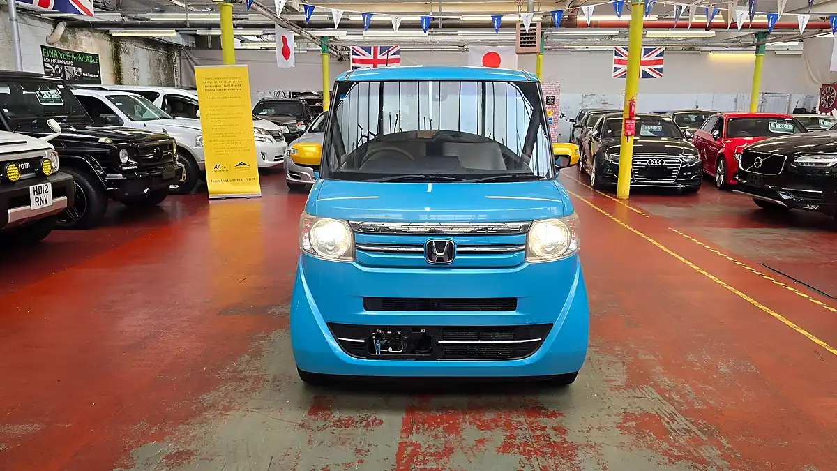 Used 2015 Honda N-Box Custom G L Blue - Interior and Exterior details 15