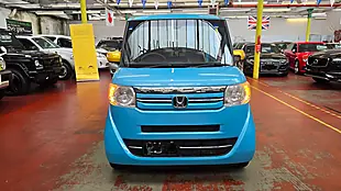 Used 2015 Honda N-Box Custom G L Blue - Interior and Exterior details 2