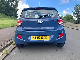 Used 2015 Hyundai I10 S Blue - Interior and Exterior details 4