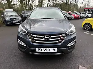 Used 2015 Hyundai Santa Fe Premium Blue - Interior and Exterior details 2