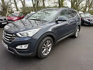 Used 2015 Hyundai Santa Fe Premium Blue - Interior and Exterior details 3