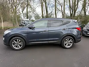 Used 2015 Hyundai Santa Fe Premium Blue - Interior and Exterior details 4