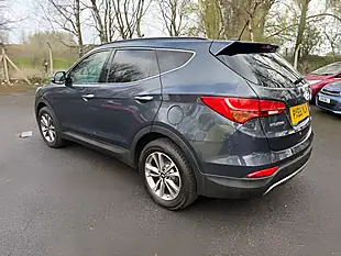 Used 2015 Hyundai Santa Fe Premium Blue - Interior and Exterior details 5