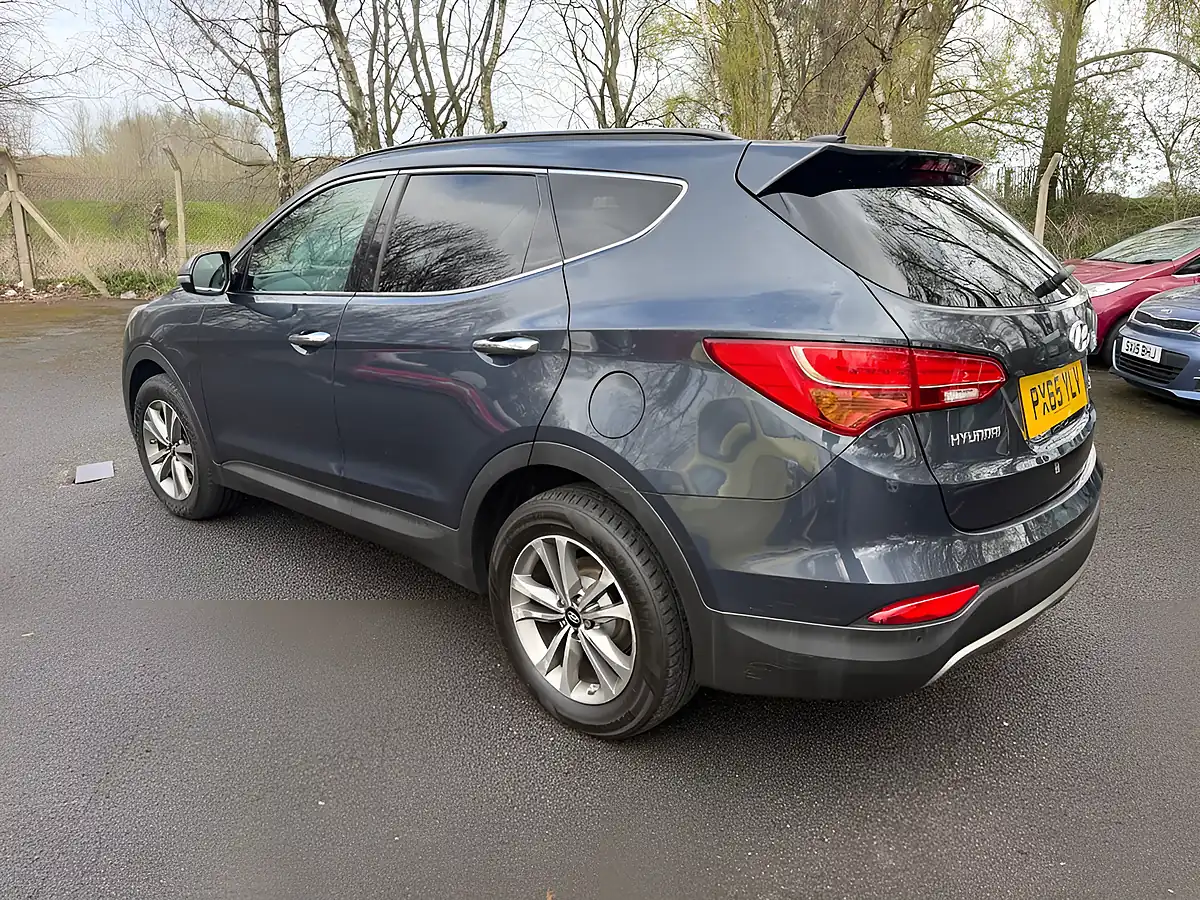 Used 2015 Hyundai Santa Fe Premium Blue - Interior and Exterior details 5