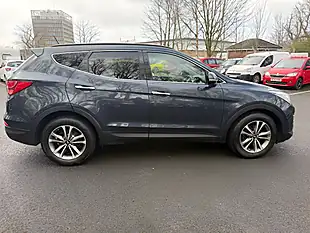 Used 2015 Hyundai Santa Fe Premium Blue - Interior and Exterior details 8