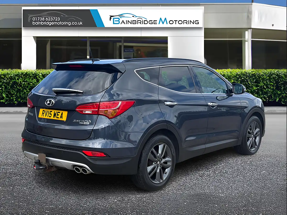 Used 2015 Hyundai Santa Fe Premium Se Blue - Interior and Exterior details 3