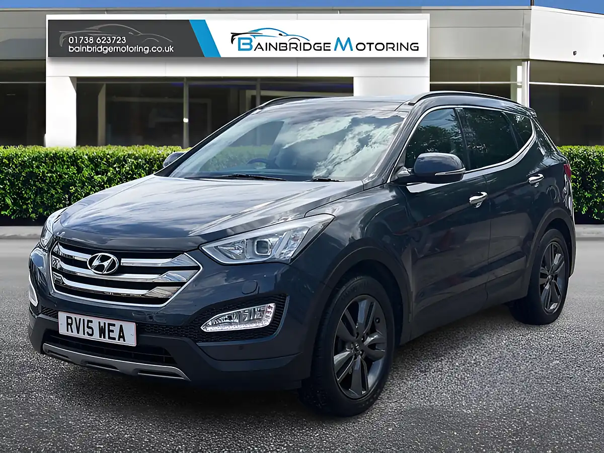 Used 2015 Hyundai Santa Fe Premium Se Blue - Interior and Exterior details 7