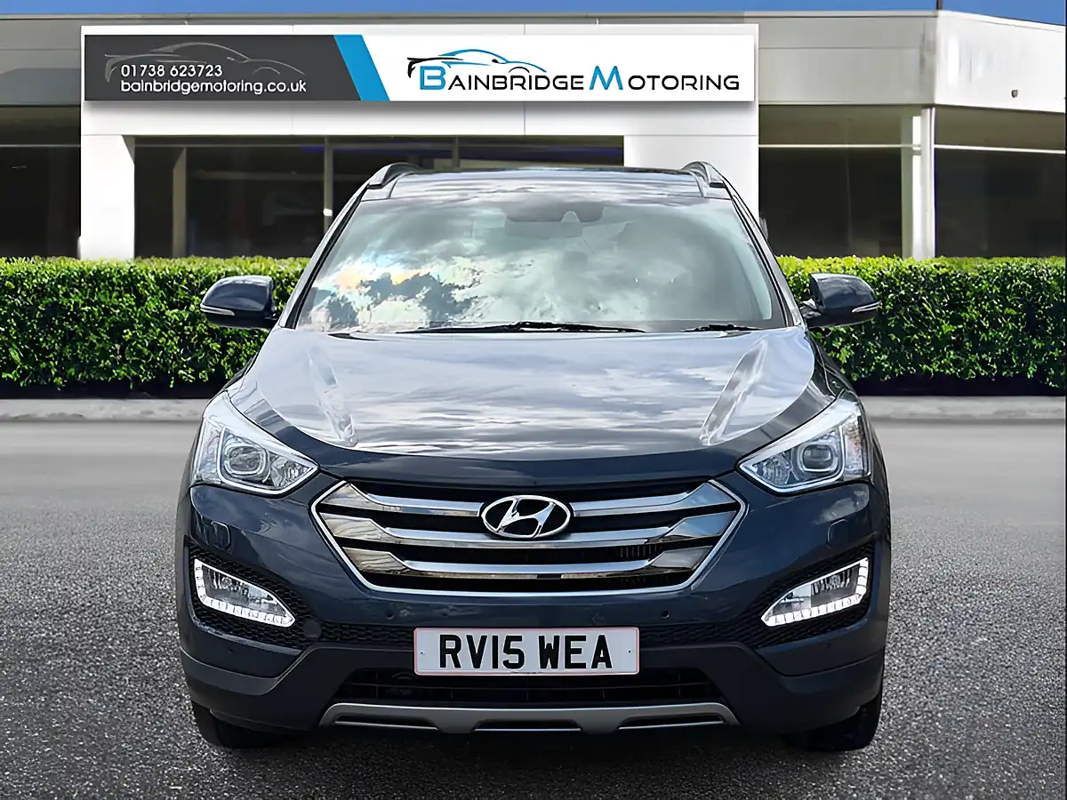 Used 2015 Hyundai Santa Fe Premium Se Blue - Interior and Exterior details 8
