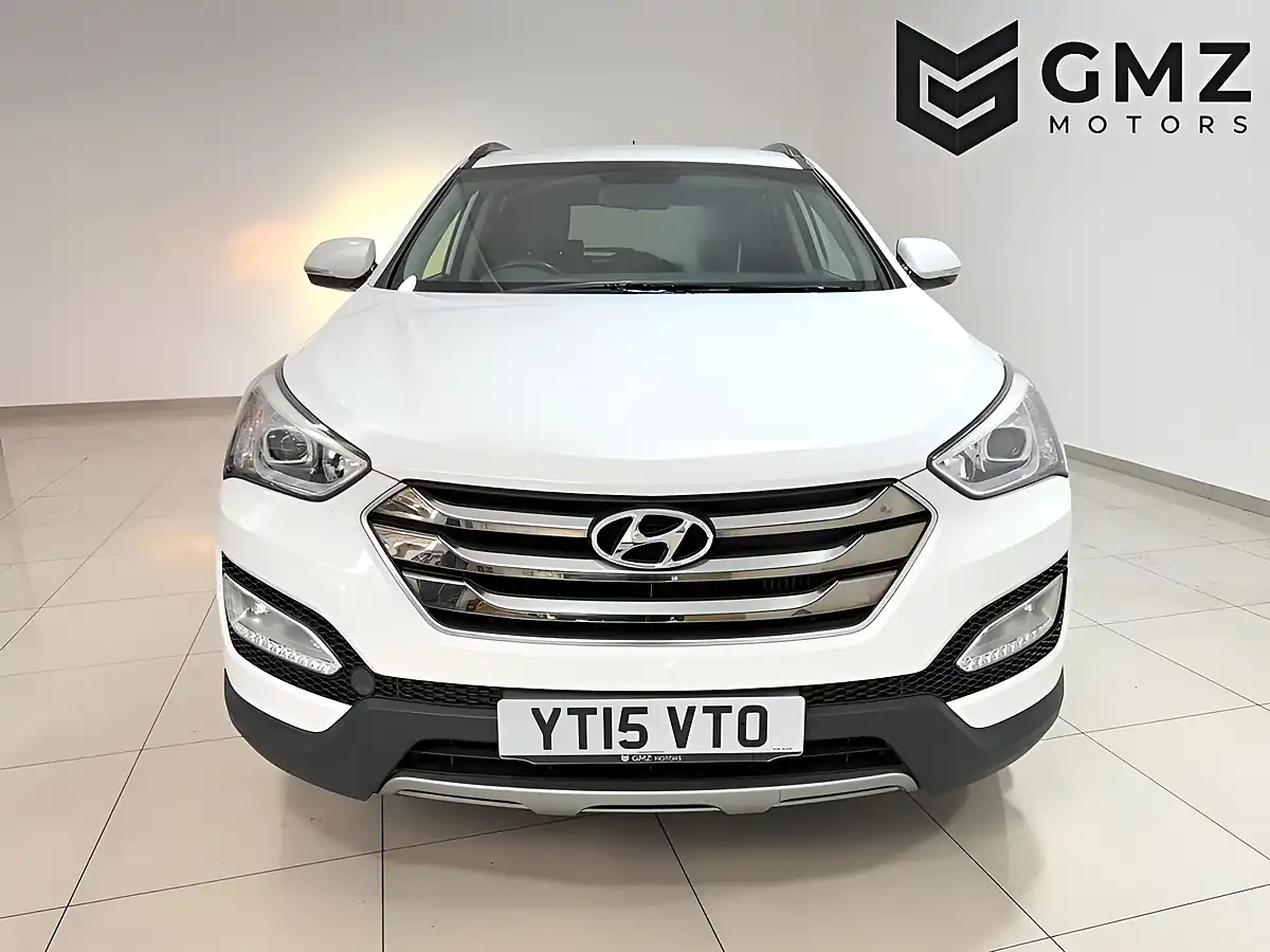 Used 2015 Hyundai Santa Fe Premium White - Interior and Exterior details 2