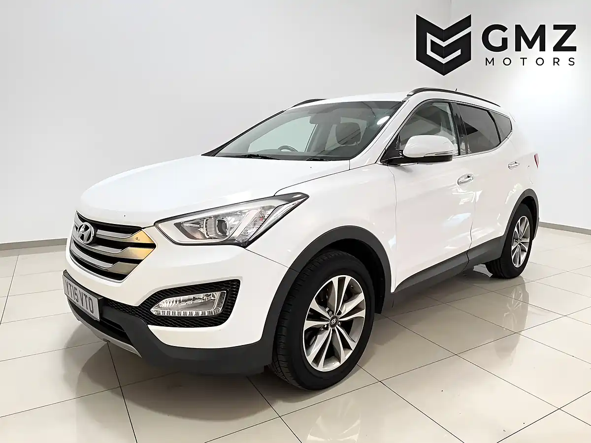 Used 2015 Hyundai Santa Fe Premium White - Interior and Exterior details 3