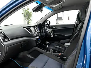 Used 2015 Hyundai Tucson Se Nav Blue Drive Blue - Interior and Exterior details 12