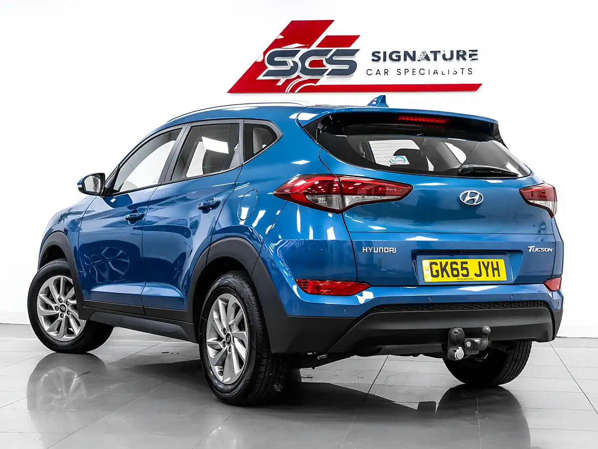 Used 2015 Hyundai Tucson Se Nav Blue Drive Blue - Interior and Exterior details 4