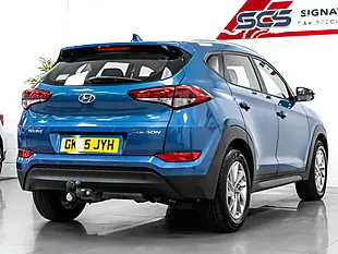 Used 2015 Hyundai Tucson Se Nav Blue Drive Blue - Interior and Exterior details 5