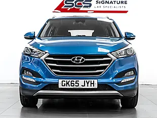 Used 2015 Hyundai Tucson Se Nav Blue Drive Blue - Interior and Exterior details 6