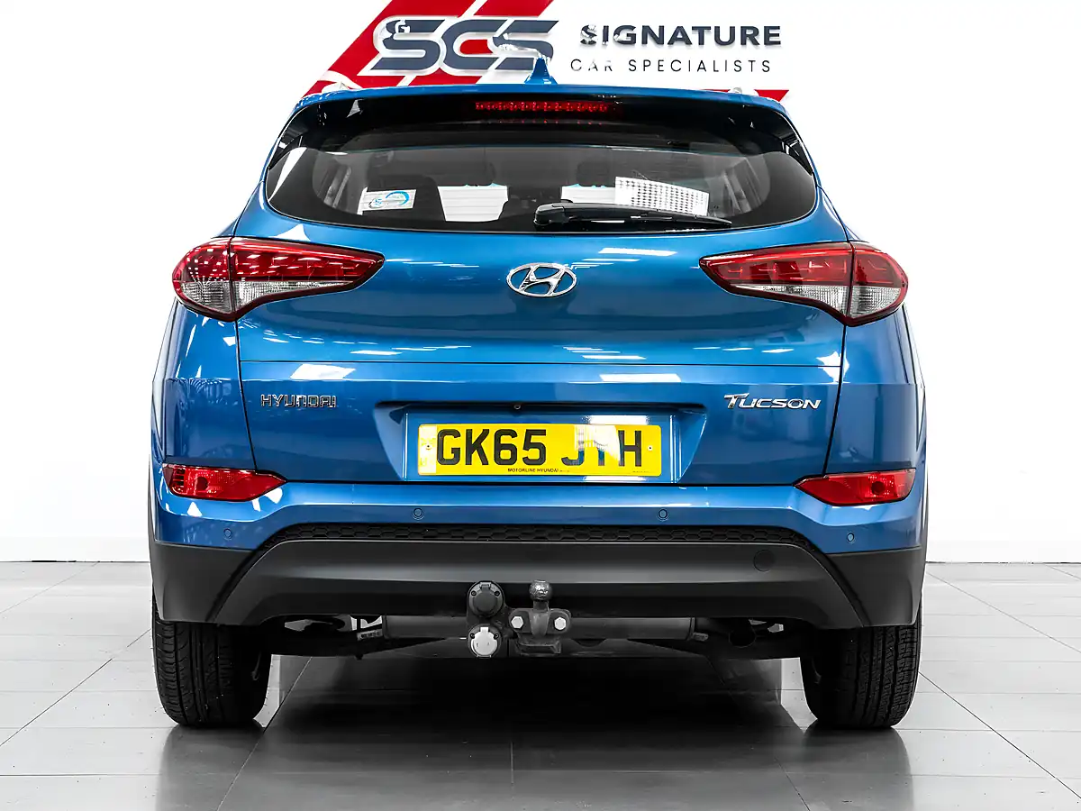 Used 2015 Hyundai Tucson Se Nav Blue Drive Blue - Interior and Exterior details 7
