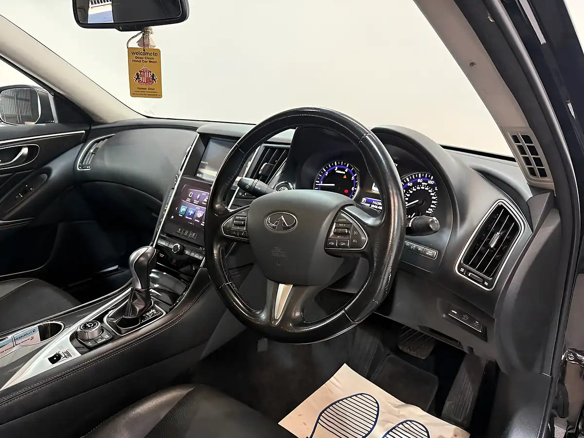 Used 2015 Infiniti Q50 Premium Black - Interior and Exterior details 11