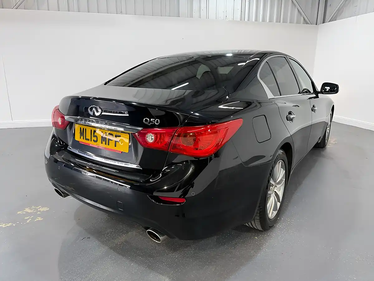 Used 2015 Infiniti Q50 Premium Black - Interior and Exterior details 7