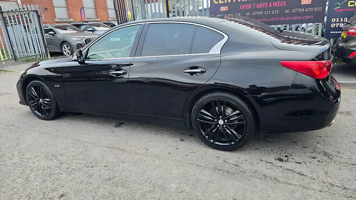 Used 2015 Infiniti Q50 Sport Black - Interior and Exterior details 10