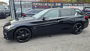 Used 2015 Infiniti Q50 Sport Black - Interior and Exterior details 11
