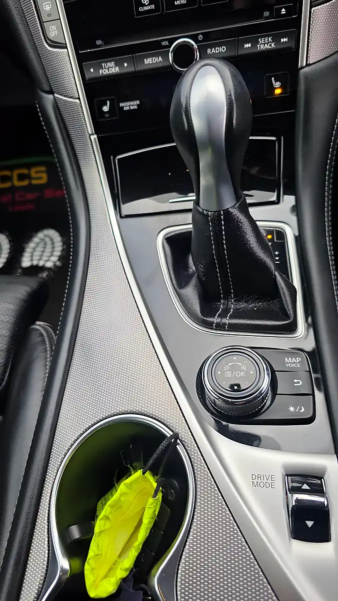 Used 2015 Infiniti Q50 Sport Black - Interior and Exterior details 13