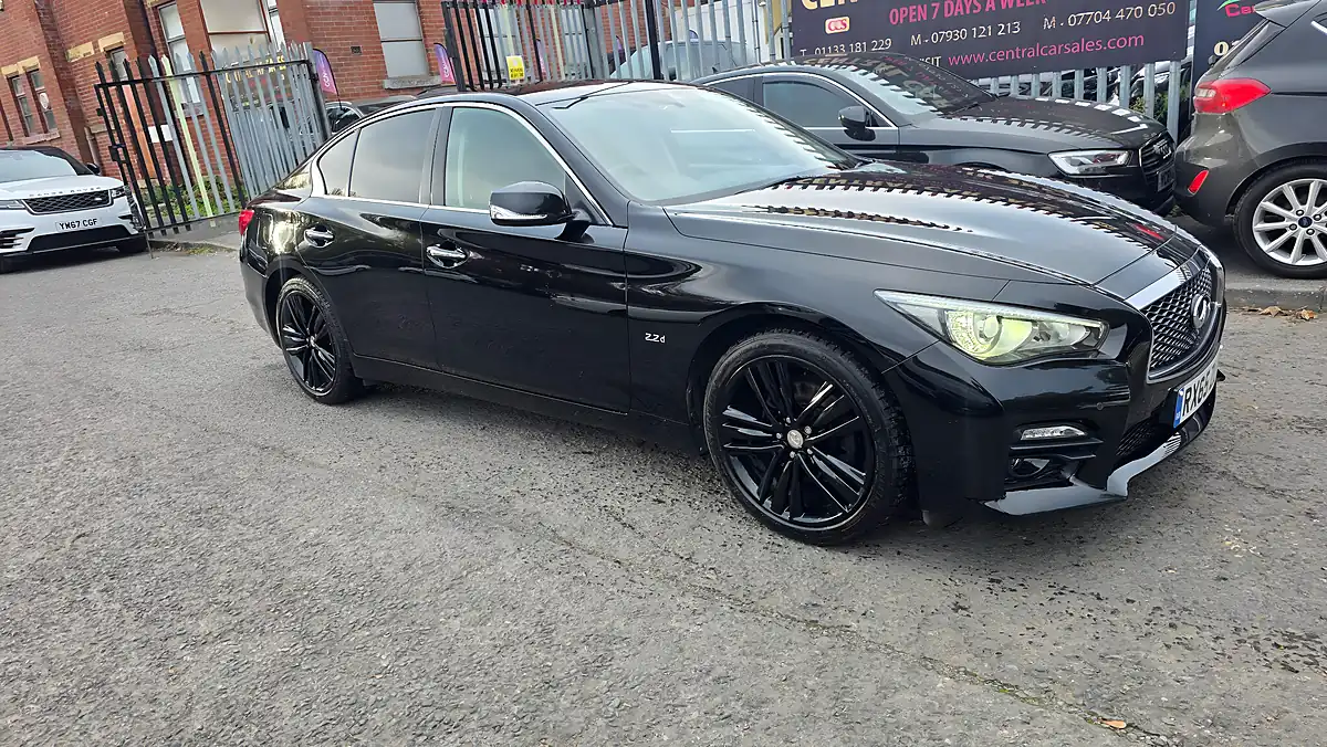 Used 2015 Infiniti Q50 Sport Black - Interior and Exterior details 2