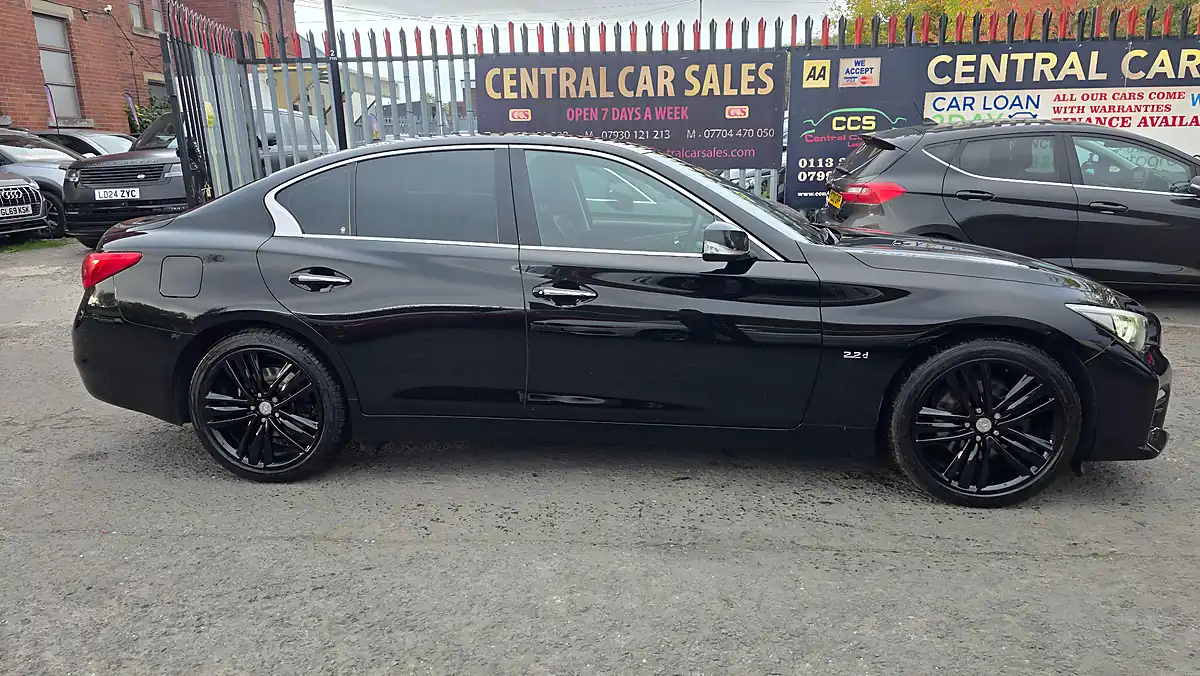 Used 2015 Infiniti Q50 Sport Black - Interior and Exterior details 5