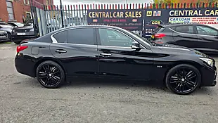 Used 2015 Infiniti Q50 Sport Black - Interior and Exterior details 6