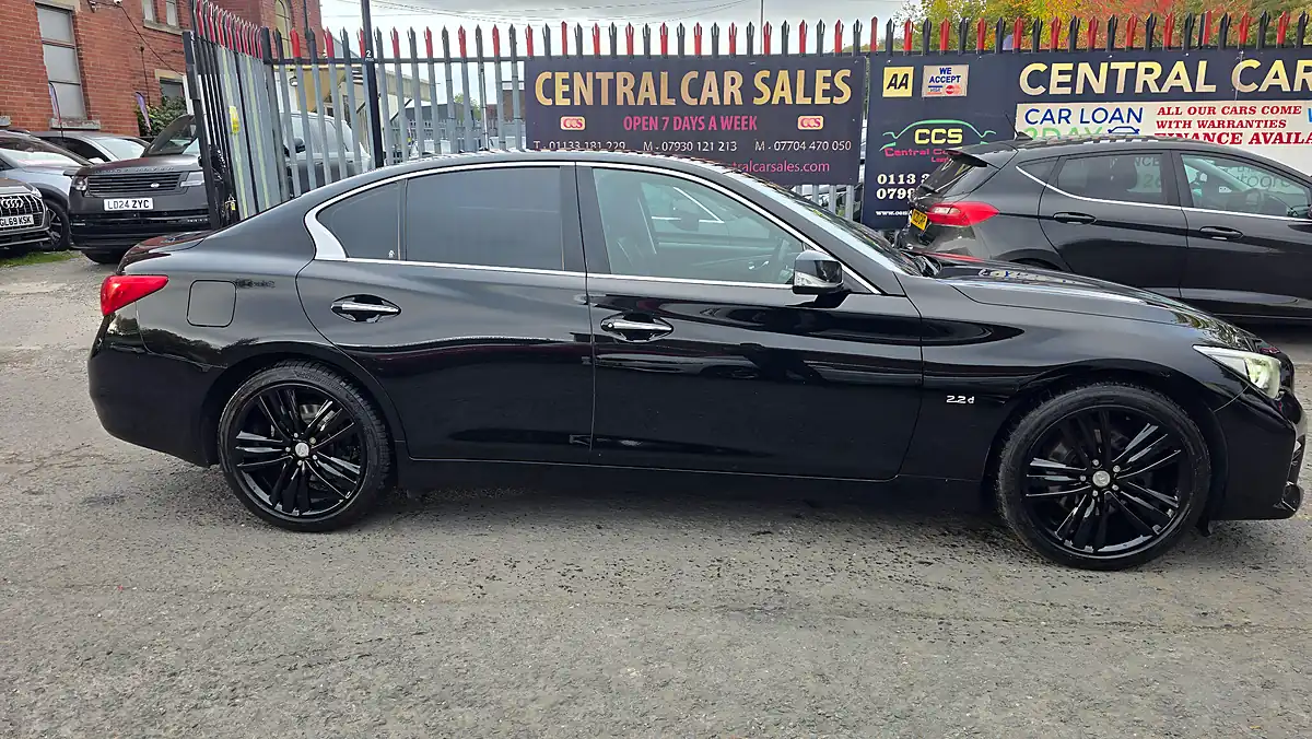 Used 2015 Infiniti Q50 Sport Black - Interior and Exterior details 6