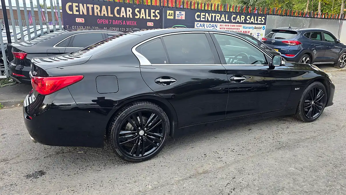 Used 2015 Infiniti Q50 Sport Black - Interior and Exterior details 7