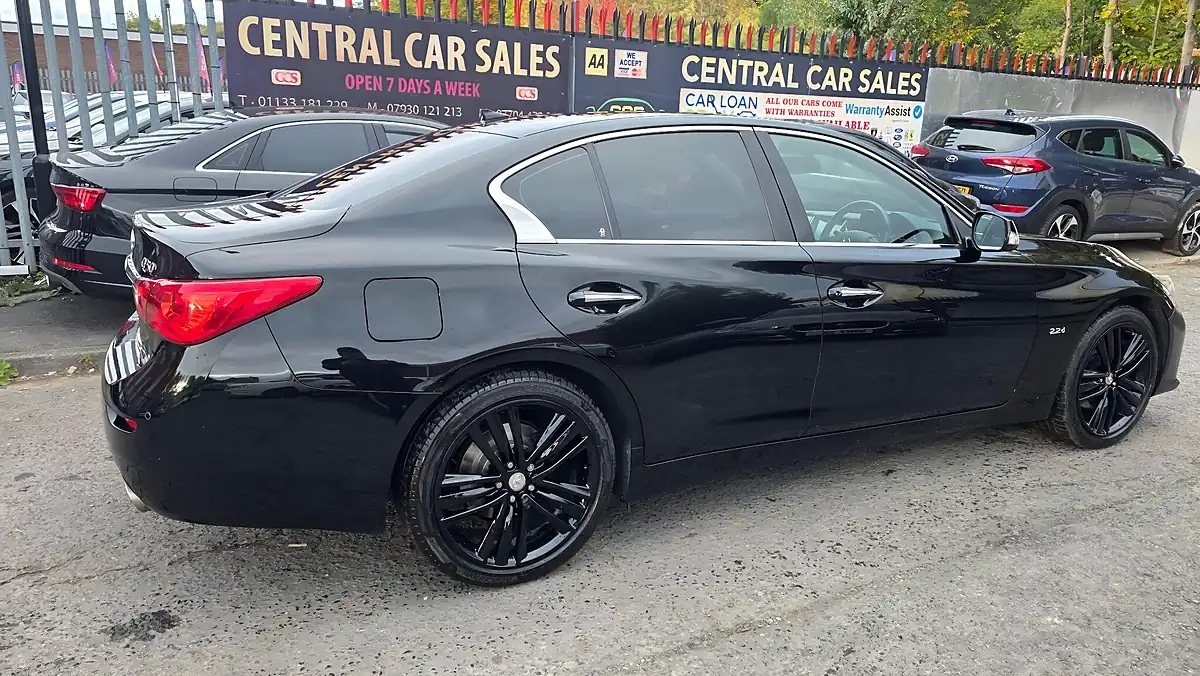 Used 2015 Infiniti Q50 Sport Black - Interior and Exterior details 8