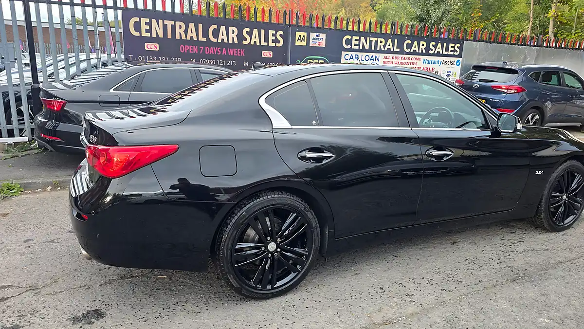 Used 2015 Infiniti Q50 Sport Black - Interior and Exterior details 9