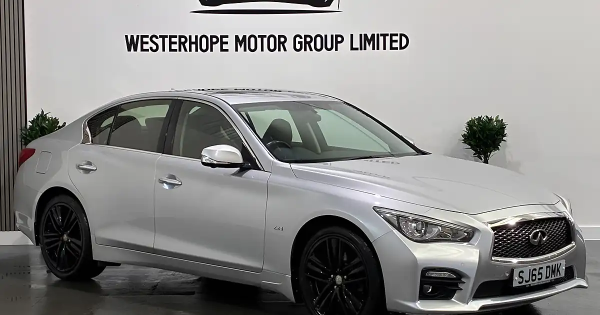 Used 2015 Infiniti Q50 Sport Tech Silver - Front View