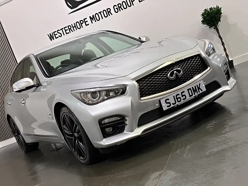 Used 2015 Infiniti Q50 Sport Tech Silver - Interior and Exterior details 13