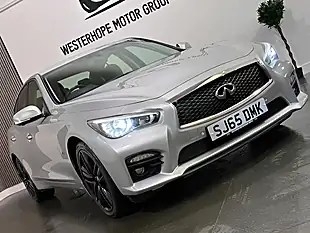 Used 2015 Infiniti Q50 Sport Tech Silver - Interior and Exterior details 14